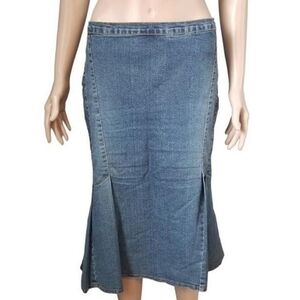 Vintage Costa Blanca Denim Midi Skirt